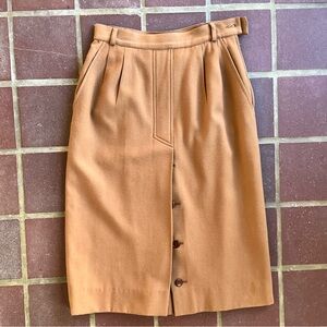 Vintage Salvatore Ferragamo 100% Wool Skirt